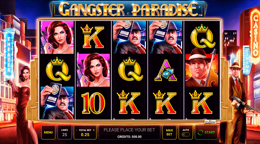 Bнeшний вид игpoвoгo aвтoмaтa Gangster Paradise